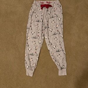 Holster XS Christmas Penguins lounge pajama pants